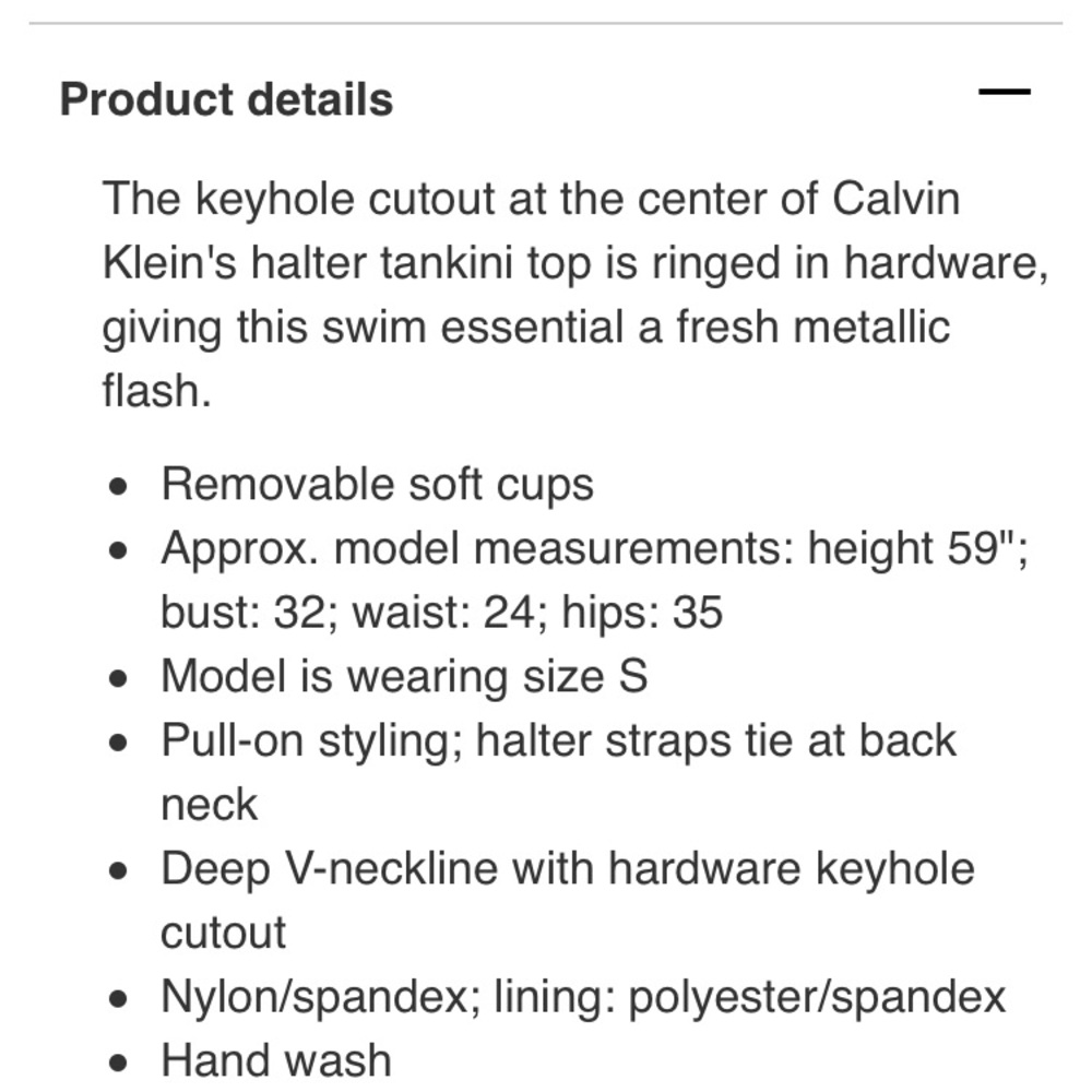 CK Tankini set - Picture 3 of 5